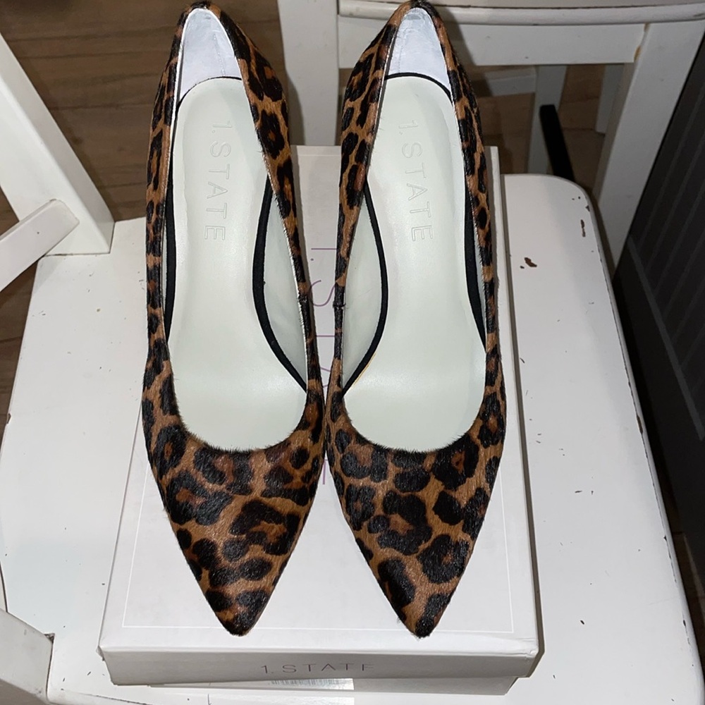 1State Leopard heels